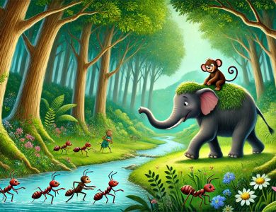 Bilge Fil ile Kucuk Maymunun Macerasi