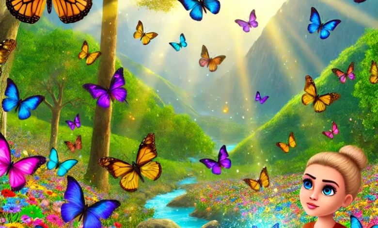 renkli kelebekler vadisi