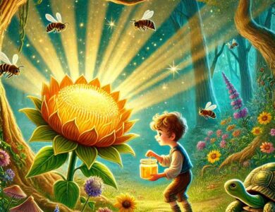 kucuk arici ve altin cicek