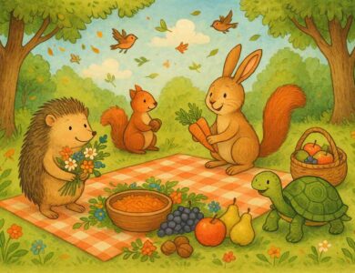 Marifetli Kirpi İle Büyük Piknik Masalı 17 marifetli kirpi masali gorseli