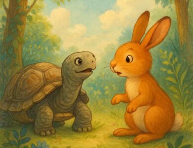 Bilge Kaplumbağa ve Meraklı Tavşan Masalı 29 tavsan kaplumbaga