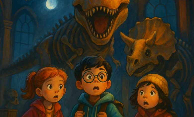 Dinozor Müzesinde Gece Yolculuğu Masalı 13 dinozor muzesi