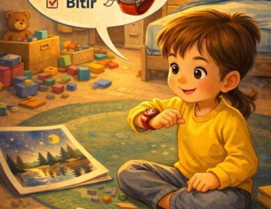 Kırmızı Saat ve Üç Minik Görev Masalı 17 kirmizi saat masali