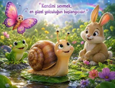 kabugunu begenmeyen minik salyangoz