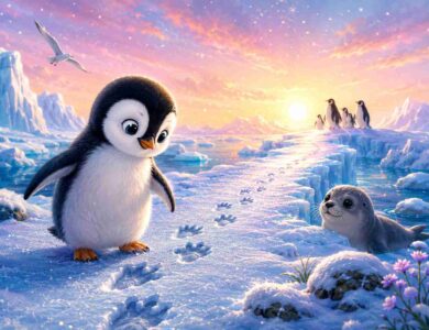 Minik Penguenin Eve Dönüş Macerası Masalı 16 minik penguenin eve donus macerasi