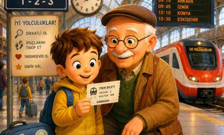 Tren İstasyonundaki Kayıp Bilet Masalı 13 tren istasyonundaki kayip bilet